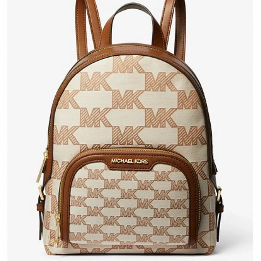 MICHAEL KORS Jaycee Medium Logo Jacquard Backpack Luggage color